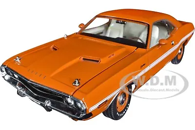 1970 Dodge Challenger R/t Go Mango Orange 1/18 Diecast Model Greenlight 13630 • $73.99
