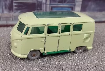 Lesney Matchbox Volkswagen Caravette Bus Van Camper GPW Green Nice England #34  • $45