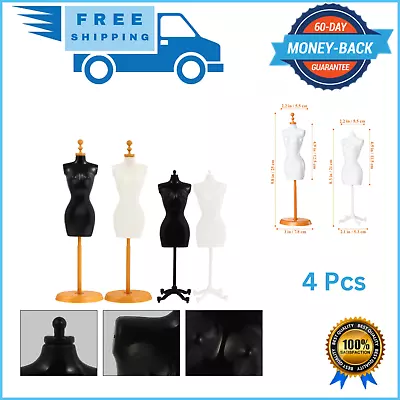 Female Mannequin Torso 4Pcs Dress For TOY Body Base Stand Display New • $21.99