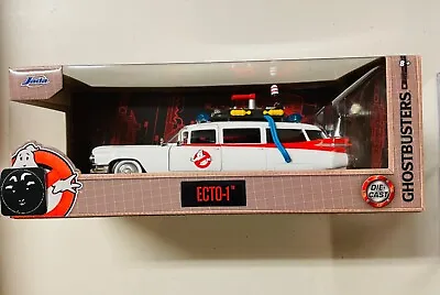 Ghostbusters (1984) - Ecto-1 Hollywood Rides 1:24 Scale Diecast Vehicle • $49.95