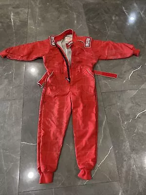 G-FORCE Karting SUIT RED KART Child's Race Racing Gear Jacket / Pants  Medium • $22.25