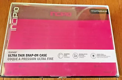 Incipio Pink 13  Mac Book Macbook Air Feather Ultra Thin Snap-On Case • $13.99