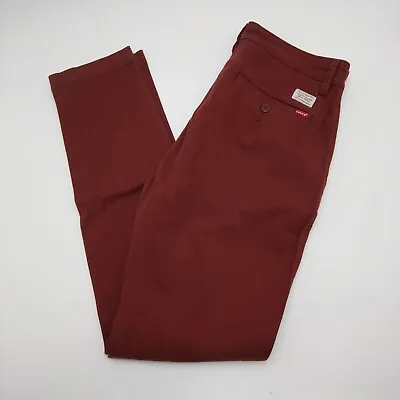Levi's XX Chinos Slim Tapered W32 L32 Red Men's Zip Fly Mid Rise Casual Pants  • £24.99