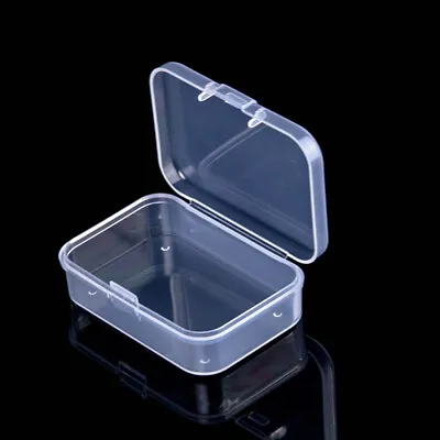 Mini Boxes Rectangle Clear Plastic Jewelry Storage Case Container Packaging Box# • $1.45