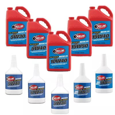 $30 • Buy Many Viscosity REDLINE Engine Oil 5W-30 5W-40 10W-40 15W-50 15W-40 Euro/Diesel