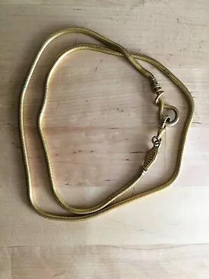 Snake Head Brass Pocket Watch Chain • £0.99