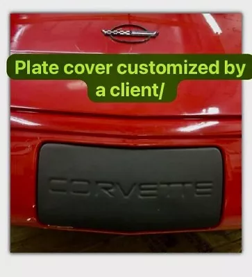 New UNPAINTED Aftermarket Custom C4 1991-96 Corvette Plate Cover/Bumper Filler • $39.98