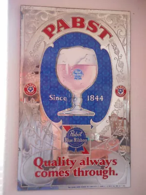 Pabst Blue Ribbon Mirror Sign Very Old Vintage • $10