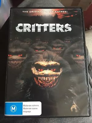 Critters THE ORIGINAL TASTY ENTREE!  R4 DVD • $7.50