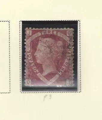 GREAT BRITAIN SCOTT #32 USED - 1858 3p DULL ROSE - QUEEN VICTORIA • $0.50