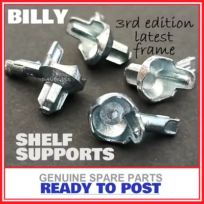 Ikea Billy Bookcase 131372 Shelf Support Fixings Brand New Original Parts X4 • £2.99