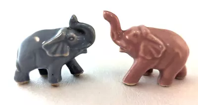 Vintage Morton Pottery Miniature Elephant GOP Republican Figurines - Flawed • $15.75