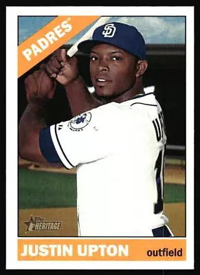 2015 Topps Heritage Justin Upton    #702 San Diego Padres • $1.60