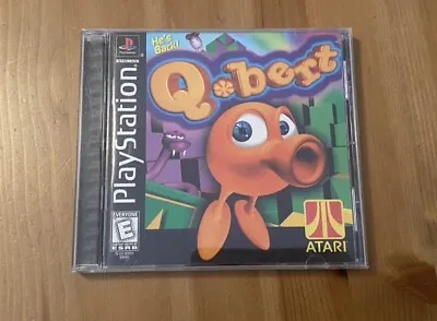 Q*Bert PlayStation 1 Sony PS1 Atari Game Complete With Case & Manual Booklet • $11.99