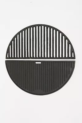 KETTLE HALF MOON Cast Iron Plates For 22  Weber Or Other Kettle BBQ's • $144.95