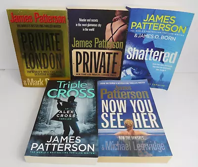 James Patterson Bulk Lot X 5 Private Shattered Triple Cross Private London • $35