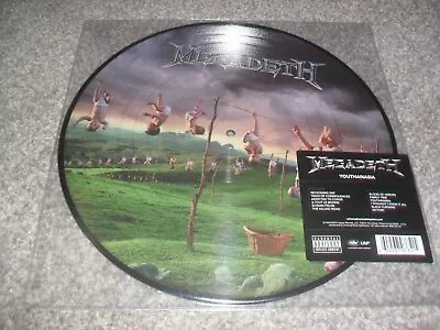 Megadeth -youthanasia- Awesome Mega Rare Ltd Edition Picure Lp Vinyl New Thrash • £71.99