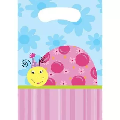 Lil Lady Bug Birthday Party Treat Loot Bags 8 Per Package New • $3.45