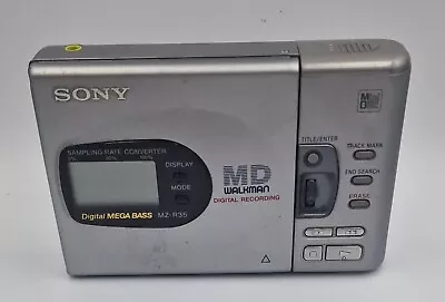 £69.99 • Buy Vintage Sony Walkman MZ-R35 Personal Minidisc Recorder / Player MD Mini Disc