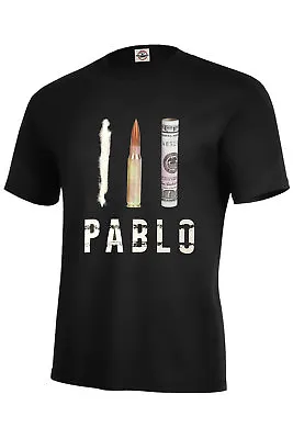 $9.99 • Buy Pablo Escobar T-shirt Money,bullet,cocaine,cartel,narcos Assorted Colors S-5xl