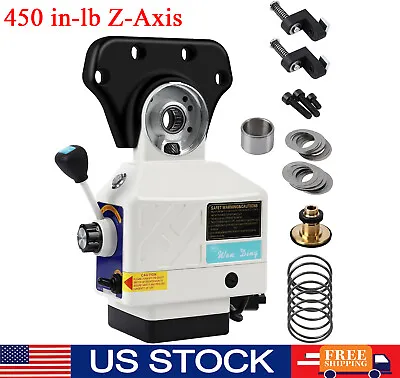 Power Feed Z-Axis For Bridgeport Knee Type Mill Machine 450 In-lb Torque 200RPM • $145.99