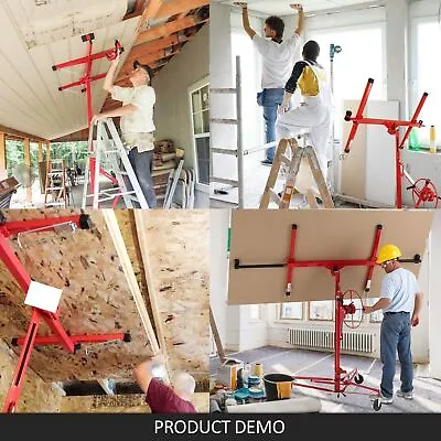 11FT Drywall Panel Lifter Gyprock Plasterboard Sheet Board Hoist Lift • $247.52