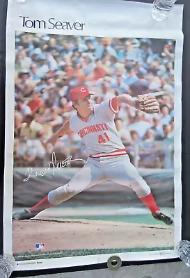 Zxcv                TOM  SEAVER BASEBALL VINTAGE POSTER 1978 SPORTS ILLUSTRATED • $20