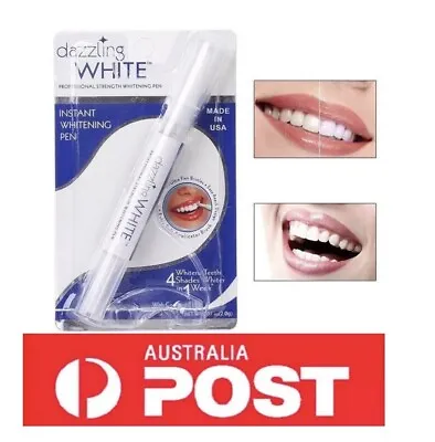 INSTANT TEETH WHITENING PEN - Dazzling White Instant Whitening Pen - AUS STOCK • $4.99