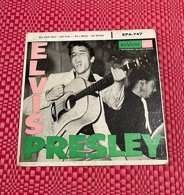 Elvis Presley – Elvis Presley - 1956 RCA Victor – EPA 747 - VG+ / VG • $9.56