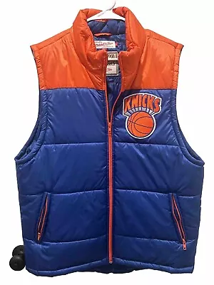 Mitchell And Ness NBA New York Knicks Down Vest Size Large • $99.99