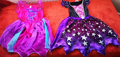 £5.50 • Buy Fancy Dress Up X 2 Size 5-6 Years Fairy & Witch Haloween Book Day TU George