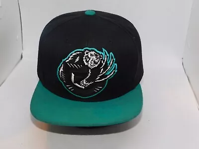 VTG MITCHELL & NESS Vancouver Grizzlies Snapback HAT CAP STITCHED BRIM • $15.37