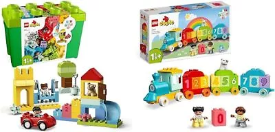 LEGO 10954 DUPLO Number Train & Classic Brick Box Starter Set Educational Toy • $123.70