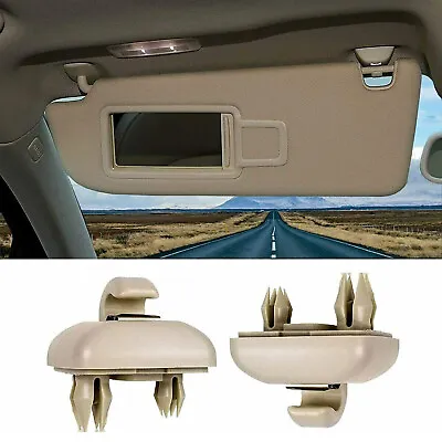 2PCS Sun Visor Clip Beige For Audi A3 A4 A5 Q5 A7 B6 B7 B8 S4 S5 TT 8E0857562A • $5.20