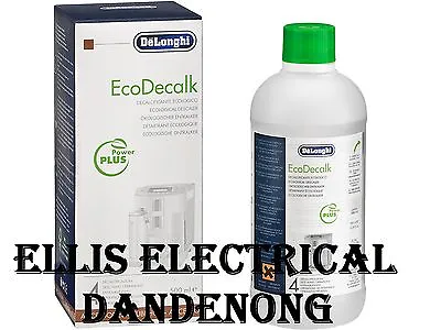 $29.95 • Buy ECODECALK DELONGHI Descaler Decalcifier Liquid For Coffee /  Espresso Machines