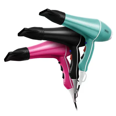 Wahl Professional Super/Power Dry 2000W Hair Dryer Tourmal Ionic 2 Nozzles • $75