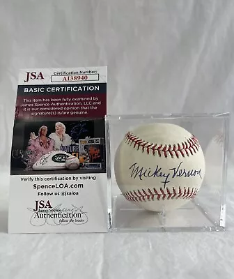 VTG Mickey Vernon Champs 1960 Pittsburgh Pirates Signed Auto Baseball JSA COA • $340