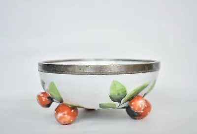 Antique Art Nouveau WMF MUSTERSCHUTZ Strawberry Porcelain Bowl • $50