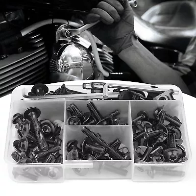 Complete Fairing Bolts Screws Kit Fit For Kawasaki ZX-11C ZX-11D ZX-6D ZX-6E • $21.99