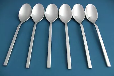 6 Place Oval Soup Spoons Villeroy & Boch NEW WAVE 18/10 Indonesia NEW 8  • $33.59