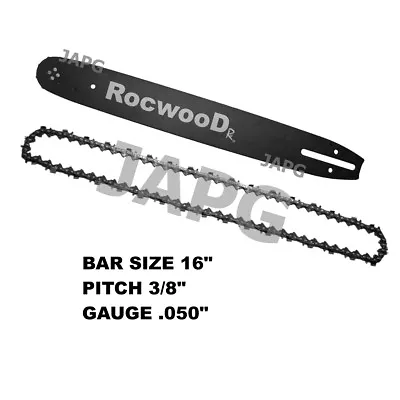 16  Bar & Chain Set McCulloch Mac 335 338 435 436 438 440 738 Chainsaw • £23.99