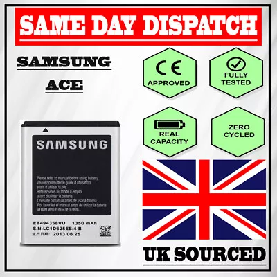 Genuine Iparts® Replacement Battery For Samsung Galaxy Ace Oem 1350 Mah  • £4.99