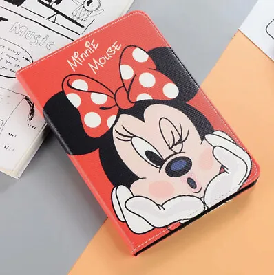 For IPad Pro 9.7 - IPad 9.7 - IPad Air 1-2 Minnie Mouse Cartoon Smart Case Cover • £29.99