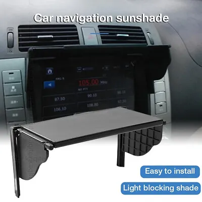 $17.85 • Buy Adjustable Car GPS Navigation Stereo Radio Cover Hood Sun Visor Sunshade 6-10''