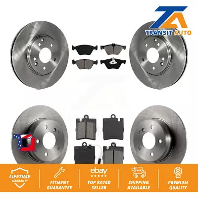 Brake Rotors Semi-Metallic Pad Front Rear Kit For Mercedes-Benz E320 CLK320 E430 • $172.31