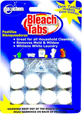 10-Pks - Make 10 GALLONS- Giant Magichem Bleach Tabs Tablets - Low As 25¢/gallon • $309.95