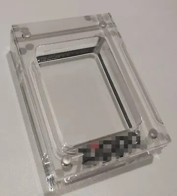 Crystal Acrylic Magnetic Display Box Storage Case For Zippo Armor Sticker • $47.19