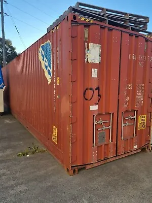 40ft High Cube Shipping Container Reddish In Colour • $2950