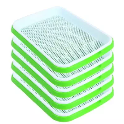 5 Pack Seed Sprouter Germination Tray - BPA Free Nursery Tray For Healthy Seeds • $19.84