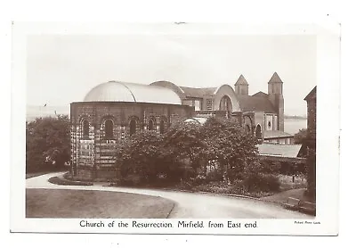Vintage RP Postcard Church Of The Resurrection Mirfield From East End. Pmk 1947 • £4.50